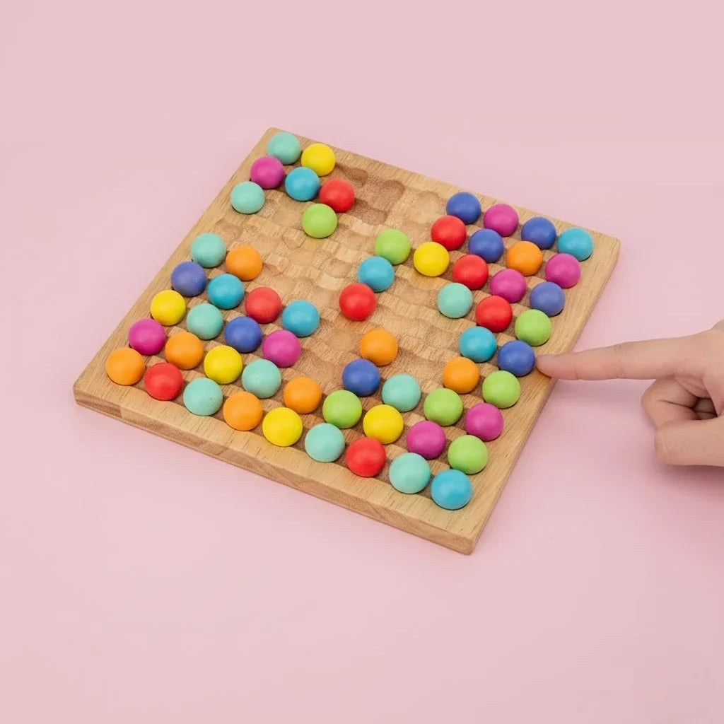 Bead Strategy Board Game with Colorful Beads – view 3