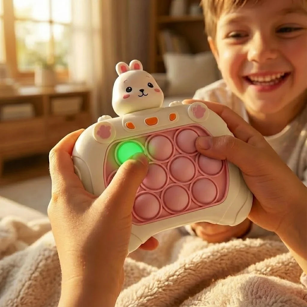 Bubble Popping Game for Kids with Light Up Buttons and Sound Effects