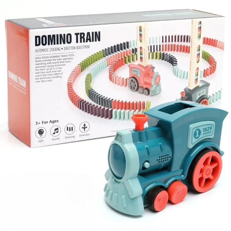 Domino Train Toy Set, Lays Dominoes Automatically – view 2