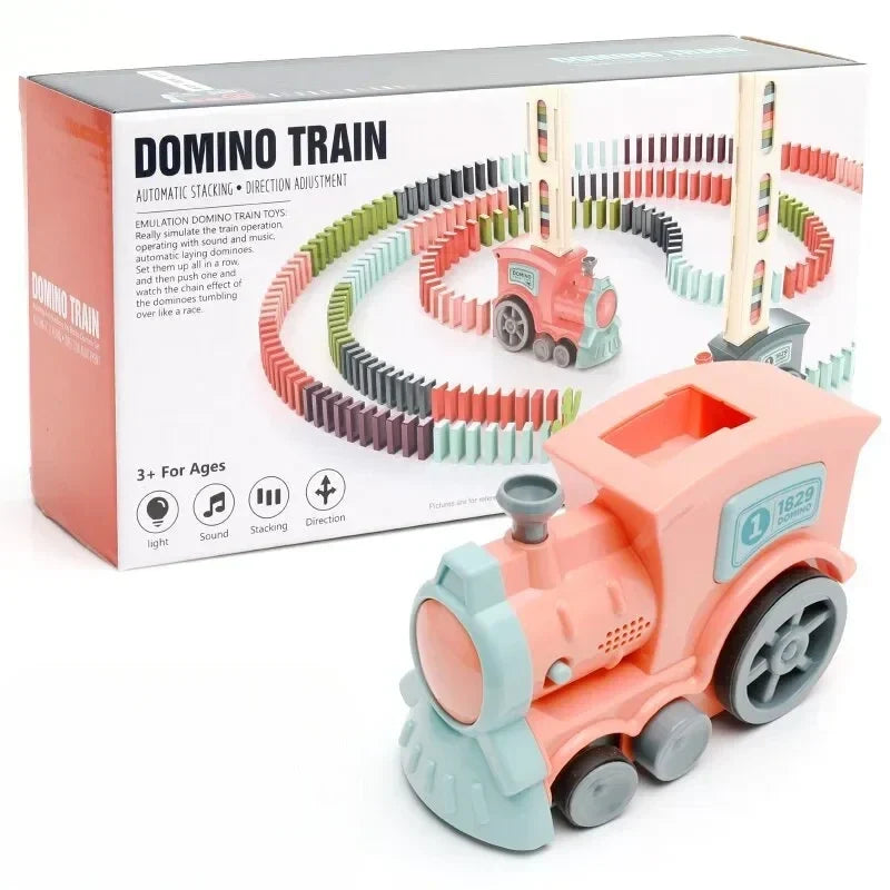 Domino Train Toy Set, Lays Dominoes Automatically – view 8