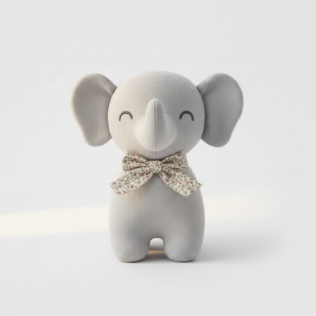 PureHug Organic Cotton Elephant Plush