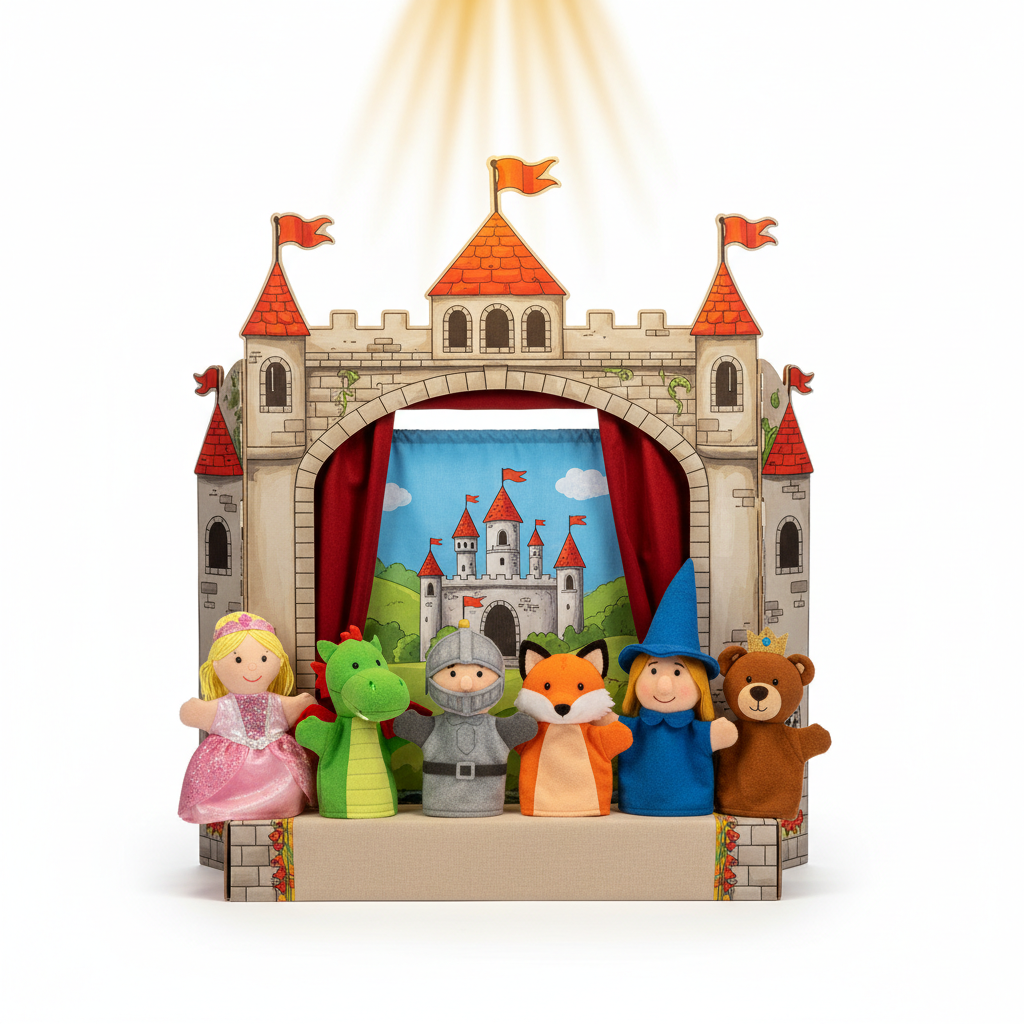 PuppetPals Theater & Puppet Set